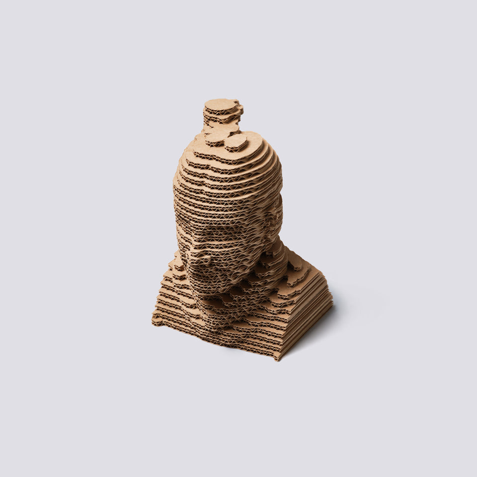 Busto in cartone - Guerriero di Terracotta - Small